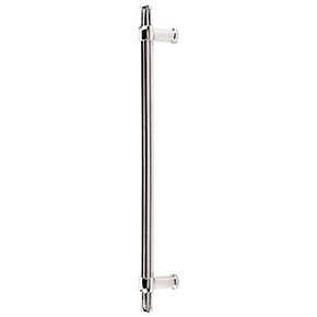 Top Knobs [TK199PN] Die Cast Zinc Appliance/Door Pull Handle - Luxor Series - Polished Nickel Finish - 12" C/C - 14 3/4" L
