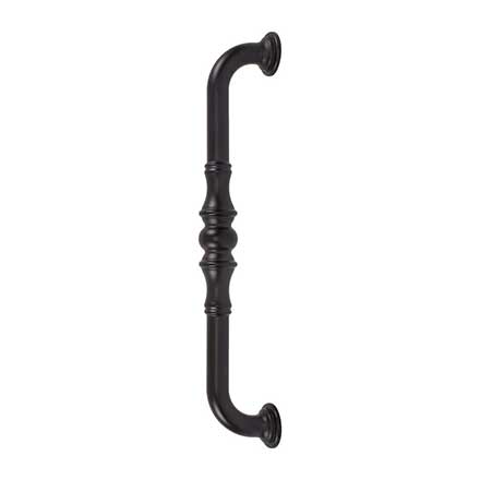 Top Knobs [TK3438BLK] Die Cast Zinc Appliance/Door Pull Handle - Bayridge Series - Flat Black Finish - 18" C/C - 19 7/16" L