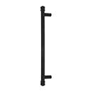 Top Knobs [TK3297BLK] Die Cast Zinc Appliance/Door Pull Handle - Elland Series - Flat Black Finish - 12" C/C - 15 1/4" L