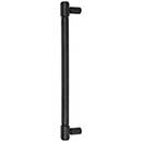 Top Knobs [TK3118BLK] Die Cast Zinc Appliance/Door Pull Handle - Clarence Series - Flat Black Finish - 12" C/C - 13 9/16" L