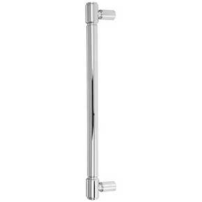 Top Knobs [TK3118PC] Die Cast Zinc Appliance/Door Pull Handle - Clarence Series - Polished Chrome Finish - 12" C/C - 13 9/16" L
