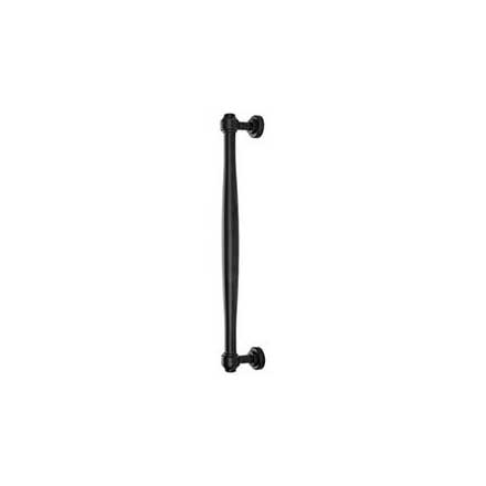 Top Knobs [TK3077BLK] Die Cast Zinc Appliance/Door Pull Handle - Ulster Series - Flat Black Finish - 12" C/C - 13 1/4" L