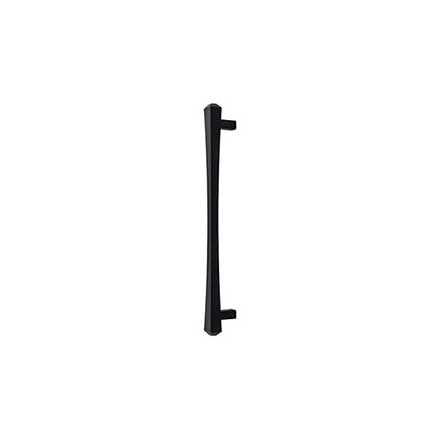 Top Knobs [TK818BLK] Die Cast Zinc Appliance/Door Pull Handle - Juliet Series - Flat Black Finish - 12&quot; C/C - 14 1/2&quot; L