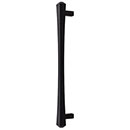 Top Knobs [TK818BLK] Die Cast Zinc Appliance/Door Pull Handle - Juliet Series - Flat Black Finish - 12&quot; C/C - 14 1/2&quot; L