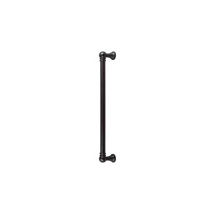 Top Knobs [TK808BLK] Die Cast Zinc Appliance/Door Pull Handle - Kara Series - Flat Black Finish - 12" C/C - 13" L