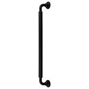 Top Knobs [TK828BLK] Die Cast Zinc Appliance/Door Pull Handle - Lily Series - Flat Black Finish - 12" C/C - 13 1/8" L