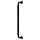 Top Knobs [TK828BLK] Die Cast Zinc Appliance/Door Pull Handle - Lily Series - Flat Black Finish - 12&quot; C/C - 13 1/8&quot; L