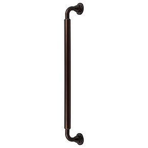 Top Knobs [TK828ORB] Die Cast Zinc Appliance/Door Pull Handle - Lily Series - Oil Rubbed Bronze Finish - 12" C/C - 13 1/8" L