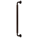 Top Knobs [TK828ORB] Die Cast Zinc Appliance/Door Pull Handle - Lily Series - Oil Rubbed Bronze Finish - 12" C/C - 13 1/8" L