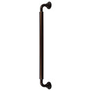 Top Knobs [TK828ORB] Die Cast Zinc Appliance/Door Pull Handle - Lily Series - Oil Rubbed Bronze Finish - 12&quot; C/C - 13 1/8&quot; L
