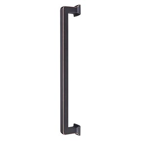 Top Knobs [TK709UM] Die Cast Zinc Appliance/Door Pull Handle - Ascendra Series - Umbrio Finish - 12" C/C - 13" L