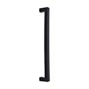 Top Knobs [TK164BLK] Die Cast Zinc Appliance/Door Pull Handle - Square Bar Pull Series - Black Finish - 12" C/C - 12 5/8" L