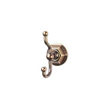 Top Knobs [ED2GBZB] Die Cast Zinc Robe Hook - Edwardian Hex Series - German Bronze Finish