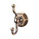 Top Knobs [ED2GBZB] Die Cast Zinc Robe Hook - Edwardian Hex Series - German Bronze Finish