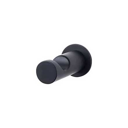 Top Knobs [HOP1BLK] Die Cast Zinc Robe Hook - Single - Hopewell Series - Flat Black Finish