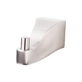 Top Knobs [AQ1BSN] Die Cast Zinc Robe Hook - Aqua Series - Brushed Satin Nickel Finish