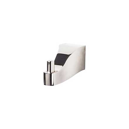 Top Knobs [AQ1PN] Die Cast Zinc Robe Hook - Aqua Series - Polished Nickel Finish