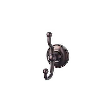 Top Knobs [ED2ORBD] Die Cast Zinc Robe Hook - Edwardian Plain Series - Oil Rubbed Bronze Finish