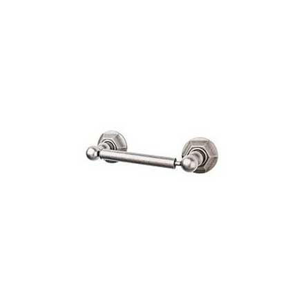 Top Knobs [ED3APB] Die Cast Zinc Toilet Tissue Holder - Two Post - Edwardian Hex Series - Antique Pewter Finish