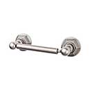 Top Knobs [ED3APB] Die Cast Zinc Toilet Tissue Holder - Two Post - Edwardian Hex Series - Antique Pewter Finish