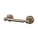 Top Knobs [ED3GBZB] Die Cast Zinc Toilet Tissue Holder - Two Post - Edwardian Hex Series - German Bronze Finish