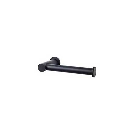 Top Knobs [HOP4BLK] Die Cast Zinc Toilet Tissue Hook - Single Arm - Hopewell Series - Flat Black Finish