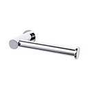 Top Knobs [HOP4PC] Die Cast Zinc Toilet Tissue Hook - Single Arm - Hopewell Series - Polished Chrome Finish