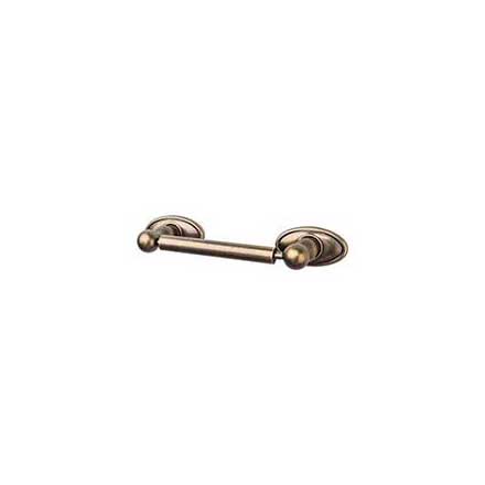 Top Knobs [ED3GBZC] Die Cast Zinc Toilet Tissue Holder - Two Post - Edwardian Oval Series - German Bronze Finish