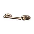 Top Knobs [ED3GBZC] Die Cast Zinc Toilet Tissue Holder - Two Post - Edwardian Oval Series - German Bronze Finish