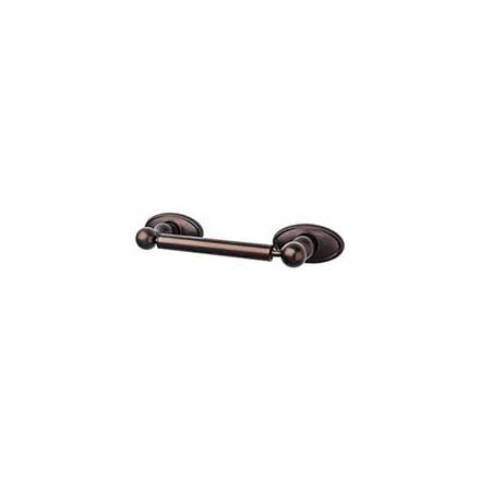 Top Knobs [ED3ORBC] Die Cast Zinc Toilet Tissue Holder - Two Post - Edwardian Oval Series - Oil Rubbed Bronze Finish