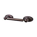 Top Knobs [ED3ORBC] Die Cast Zinc Toilet Tissue Holder - Two Post - Edwardian Oval Series - Oil Rubbed Bronze Finish