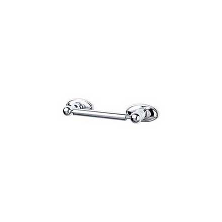 Top Knobs [ED3PCC] Die Cast Zinc Toilet Tissue Holder - Two Post - Edwardian Oval Series - Polished Chrome Finish
