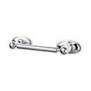 Top Knobs [ED3PCC] Die Cast Zinc Toilet Tissue Holder - Two Post - Edwardian Oval Series - Polished Chrome Finish
