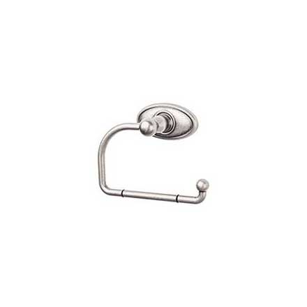 Top Knobs [ED4APC] Die Cast Zinc Toilet Tissue Holder - Single Arm - Edwardian Oval Series - Antique Pewter Finish