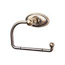 Top Knobs [ED4GBZC] Die Cast Zinc Toilet Tissue Holder - Single Arm - Edwardian Oval Series - German Bronze Finish