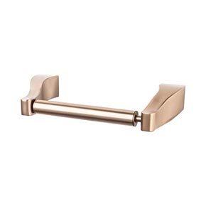 Top Knobs [AQ3BB] Die Cast Zinc Toilet Tissue Holder - Two Post - Aqua Series - Brushed Bronze Finish
