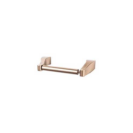 Top Knobs [AQ3BB] Die Cast Zinc Toilet Tissue Holder - Two Post - Aqua Series - Brushed Bronze Finish