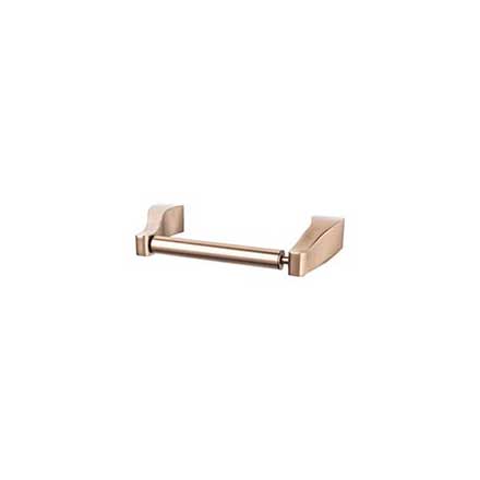 Top Knobs [AQ3BB] Die Cast Zinc Toilet Tissue Holder - Two Post - Aqua Series - Brushed Bronze Finish