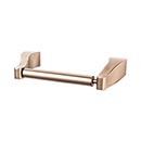 Top Knobs [AQ3BB] Die Cast Zinc Toilet Tissue Holder - Two Post - Aqua Series - Brushed Bronze Finish