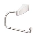 Top Knobs [AQ4BSN] Die Cast Zinc Toilet Tissue Holder - Single Arm - Aqua Series - Brushed Satin Nickel Finish