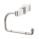 Top Knobs [AQ4PN] Die Cast Zinc Toilet Tissue Holder - Single Arm - Aqua Series - Polished Nickel Finish