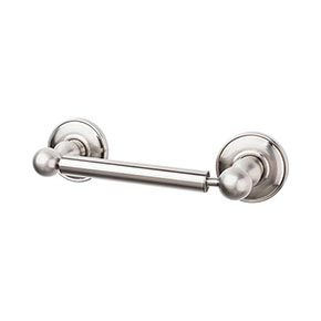 Top Knobs [ED3BSND] Die Cast Zinc Toilet Tissue Holder - Two Post - Edwardian Plain Series - Brushed Satin Nickel Finish