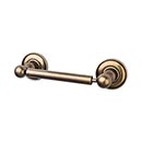 Top Knobs [ED3GBZD] Die Cast Zinc Toilet Tissue Holder - Two Post - Edwardian Plain Series - German Bronze Finish