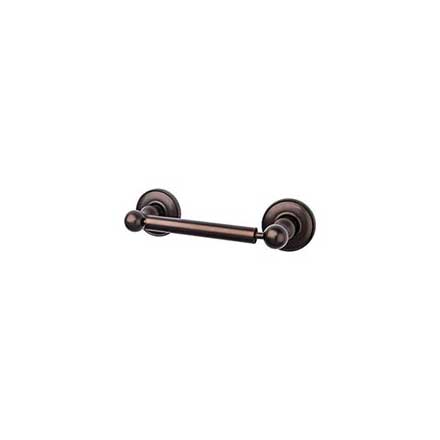 Top Knobs [ED3ORBD] Die Cast Zinc Toilet Tissue Holder - Two Post - Edwardian Plain Series - Oil Rubbed Bronze Finish