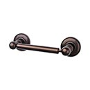 Top Knobs [ED3ORBD] Die Cast Zinc Toilet Tissue Holder - Two Post - Edwardian Plain Series - Oil Rubbed Bronze Finish