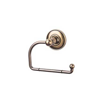 Top Knobs [ED4GBZD] Die Cast Zinc Toilet Tissue Holder - Single Arm - Edwardian Plain Series - German Bronze Finish