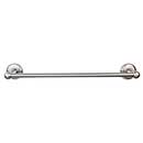 Top Knobs [ED10BSND] Die Cast Zinc Single Towel Bar - Edwardian Plain Series - Brushed Satin Nickel Finish - 30" C/C - 32 1/2" L