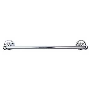 Top Knobs [ED10PCD] Die Cast Zinc Single Towel Bar - Edwardian Plain Series - Polished Chrome Finish - 30" C/C - 32 1/2" L