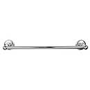 Top Knobs [ED10PCD] Die Cast Zinc Single Towel Bar - Edwardian Plain Series - Polished Chrome Finish - 30" C/C - 32 1/2" L