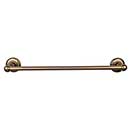 Top Knobs [ED6GBZD] Die Cast Zinc Single Towel Bar - Edwardian Plain Series - German Bronze Finish - 18&quot; C/C - 20 1/2&quot; L